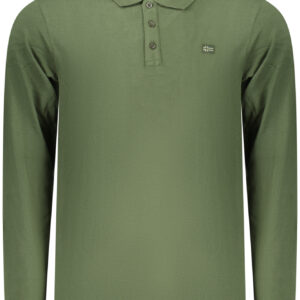 NORWAY 1963 MEN'S LONG-SLEEVED POLO SHIRT, GREEN