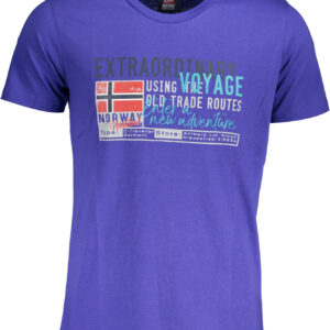 NORWAY 1963 MEN'S BLUE SHORT SLEEVED T-SHIRT