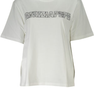 PATRIZIA PEPE WOMEN'S SHORT SLEEVE T-SHIRT WHITE