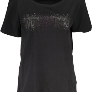 PATRIZIA PEPE WOMEN'S SHORT SLEEVE T-SHIRT BLACK