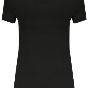 PATRIZIA PEPE WOMEN'S SHORT SLEEVE T-SHIRT BLACK