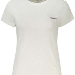 PEPE JEANS WOMEN'S SHORT-SLEEVE T-SHIRT WHITE