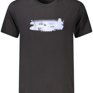 PEPE JEANS SHORT SLEEVE T-SHIRT MEN BLACK