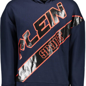 PLEIN SPORT SWEATSHIRT WITHOUT ZIP MEN BLUE