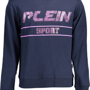 PLEIN SPORT SWEATSHIRT WITHOUT ZIP MEN BLUE