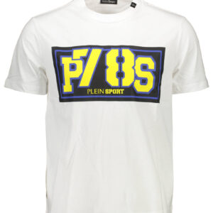 PLEIN SPORT SHORT SLEEVE T-SHIRT MEN WHITE