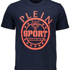 PLEIN SPORT SHORT SLEEVE T-SHIRT MEN BLUE