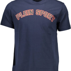 PLEIN SPORT MEN'S SHORT SLEEVE T-SHIRT BLUE