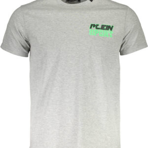 PLEIN SPORT SHORT SLEEVE T-SHIRT MEN GREY