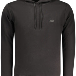 RIFLE MEN'S BLACK ZIP-UP SWEATSHIRT