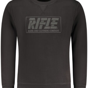 RIFLE MEN'S BLACK ZIP-UP SWEATSHIRT