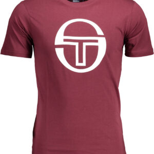 SERGIO TACCHINI MEN'S SHORT SLEEVE T-SHIRT PURPLE
