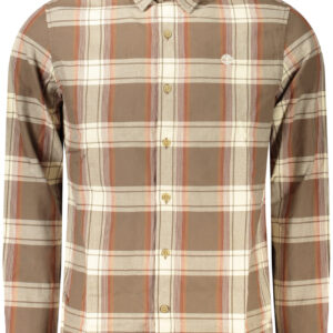 TIMBERLAND MEN'S LONG-SLEEVED SHIRT, BROWN
