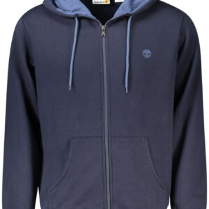 TIMBERLAND MEN'S BLUE ZIP-UP SWEATSHIRT