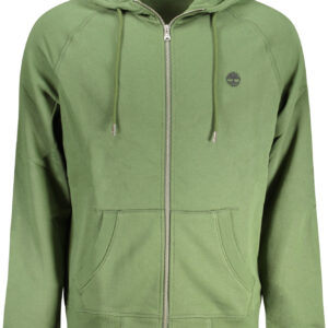 TIMBERLAND MEN'S ZIP-UP SWEATSHIRT GREEN