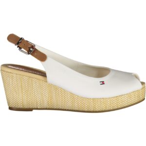 TOMMY HILFIGER WOMEN'S WHITE SANDAL FOOTWEAR