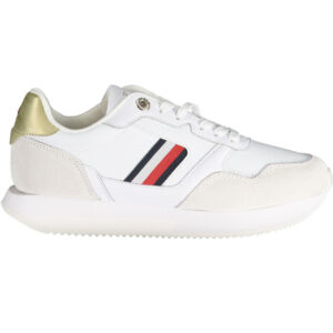 TOMMY HILFIGER WHITE WOMEN'S SPORTS SHOES