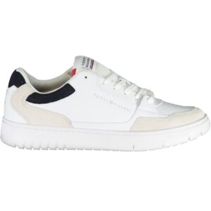 TOMMY HILFIGER MEN'S WHITE SPORTS SHOES
