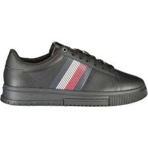 TOMMY HILFIGER BLACK MEN'S SPORTS SHOES