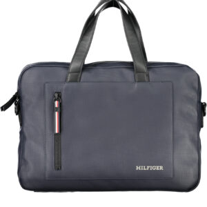 TOMMY HILFIGER BLUE MEN'S BRIEFCASE