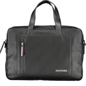 TOMMY HILFIGER BLACK MAN BRIEFCASE
