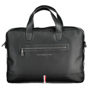 TOMMY HILFIGER MAN BLACK BRIEFCASE
