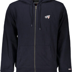 TOMMY HILFIGER MEN'S BLUE ZIP SWEATSHIRT