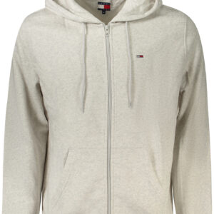 TOMMY HILFIGER MEN'S ZIP-UP SWEATSHIRT GREY