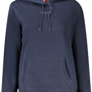 TOMMY HILFIGER WOMEN'S BLUE ZIP-UP SWEATSHIRT