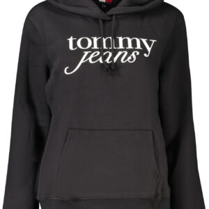 TOMMY HILFIGER SWEATSHIRT WITHOUT ZIP WOMEN BLACK