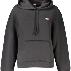 TOMMY HILFIGER SWEATSHIRT WITHOUT ZIP WOMEN BLACK