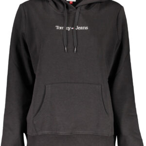 TOMMY HILFIGER SWEATSHIRT WITHOUT ZIP WOMEN BLACK