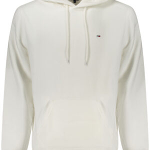 TOMMY HILFIGER MEN'S ZIP-UP SWEATSHIRT WHITE