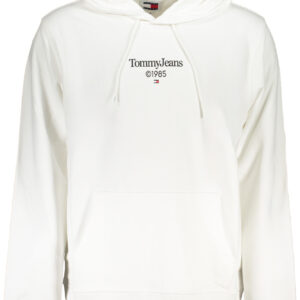 TOMMY HILFIGER MEN'S WHITE ZIPLESS SWEATSHIRT