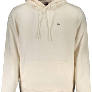 TOMMY HILFIGER MEN'S WHITE ZIPLESS SWEATSHIRT