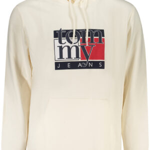 TOMMY HILFIGER MEN'S ZIP-UP SWEATSHIRT WHITE