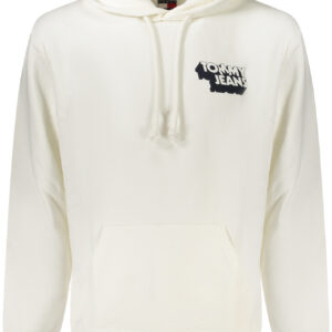 TOMMY HILFIGER MEN'S ZIP-UP SWEATSHIRT WHITE