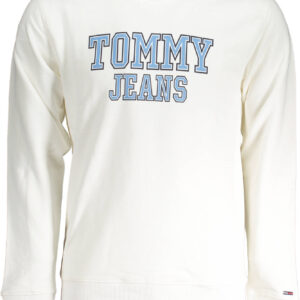 TOMMY HILFIGER MAN WHITE SWEATSHIRT WITHOUT ZIP