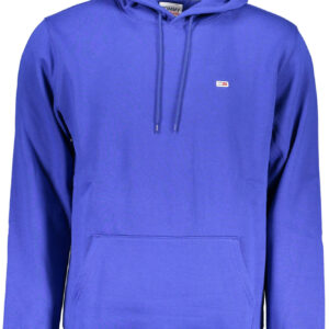 TOMMY HILFIGER MEN'S BLUE ZIPLESS SWEATSHIRT