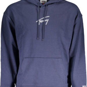 TOMMY HILFIGER MEN'S BLUE ZIPLESS SWEATSHIRT