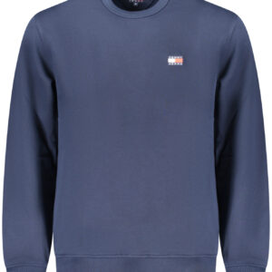 TOMMY HILFIGER MEN'S BLUE ZIP-UP SWEATSHIRT