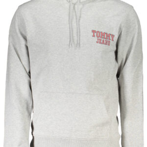 TOMMY HILFIGER MEN'S ZIP-UP SWEATSHIRT GREY