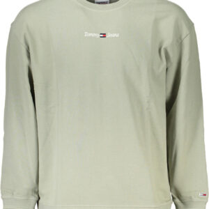 TOMMY HILFIGER MAN GREEN SWEATSHIRT WITHOUT ZIP