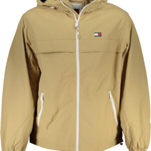TOMMY HILFIGER MEN'S BEIGE SPORTS JACKET
