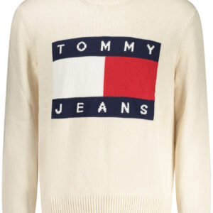 TOMMY HILFIGER MEN'S BEIGE SWEATER