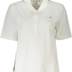 TOMMY HILFIGER POLO SHORT SLEEVE WOMEN WHITE