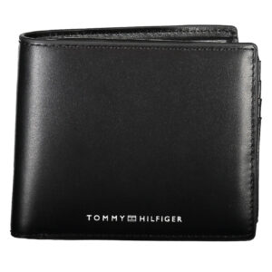 TOMMY HILFIGER BLACK MAN WALLET