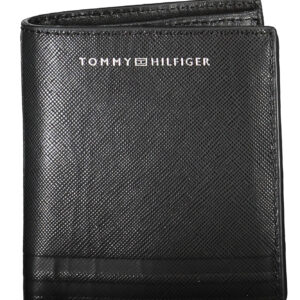 TOMMY HILFIGER BLACK MAN WALLET