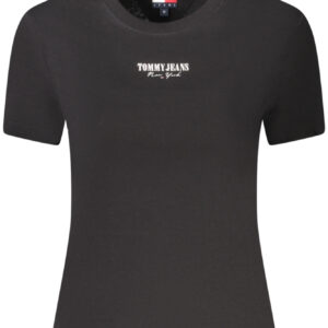 TOMMY HILFIGER WOMEN'S SHORT-SLEEVE T-SHIRT BLACK