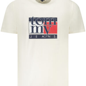 TOMMY HILFIGER MEN'S SHORT-SLEEVE T-SHIRT WHITE